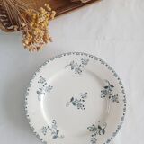 Assiette montée terre de fer Salins, Chantilly