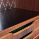 Danish design teak highboard, 1960s