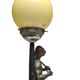 Art Deco bedside lamp, Poland, 1950s