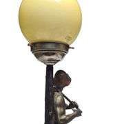 Lampe de chevet Art Déco, Pologne, années 1950