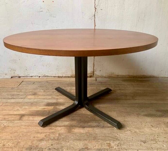 Vintage round table rosewood