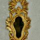 Paire de miroir bois doré.