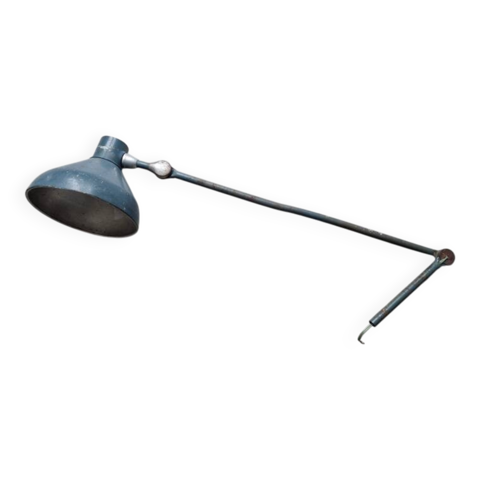 Jumo workshop lamp model GS1 - articulated industrial loft design - 1950