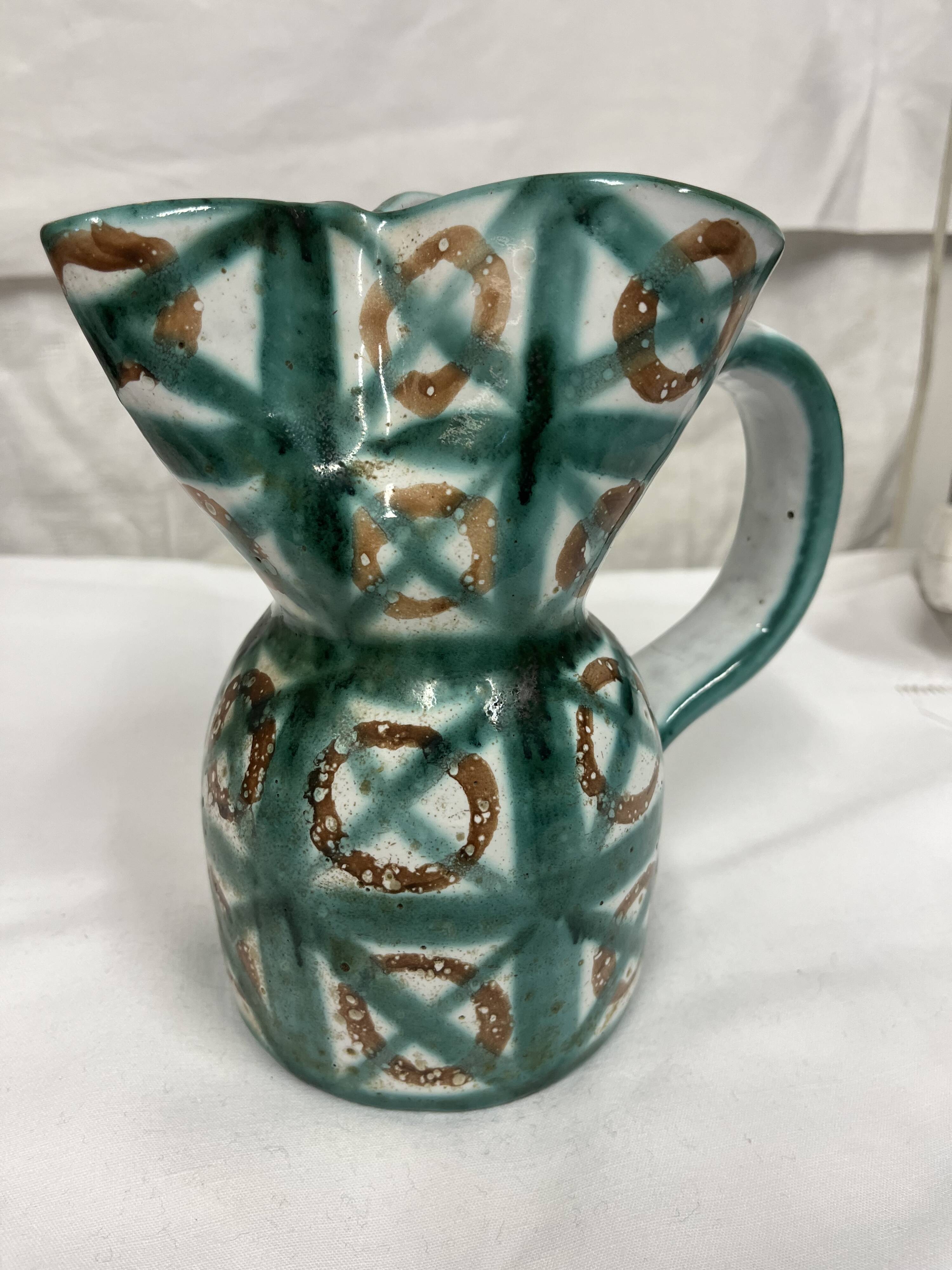 ceramic pitcher robert picault 60s