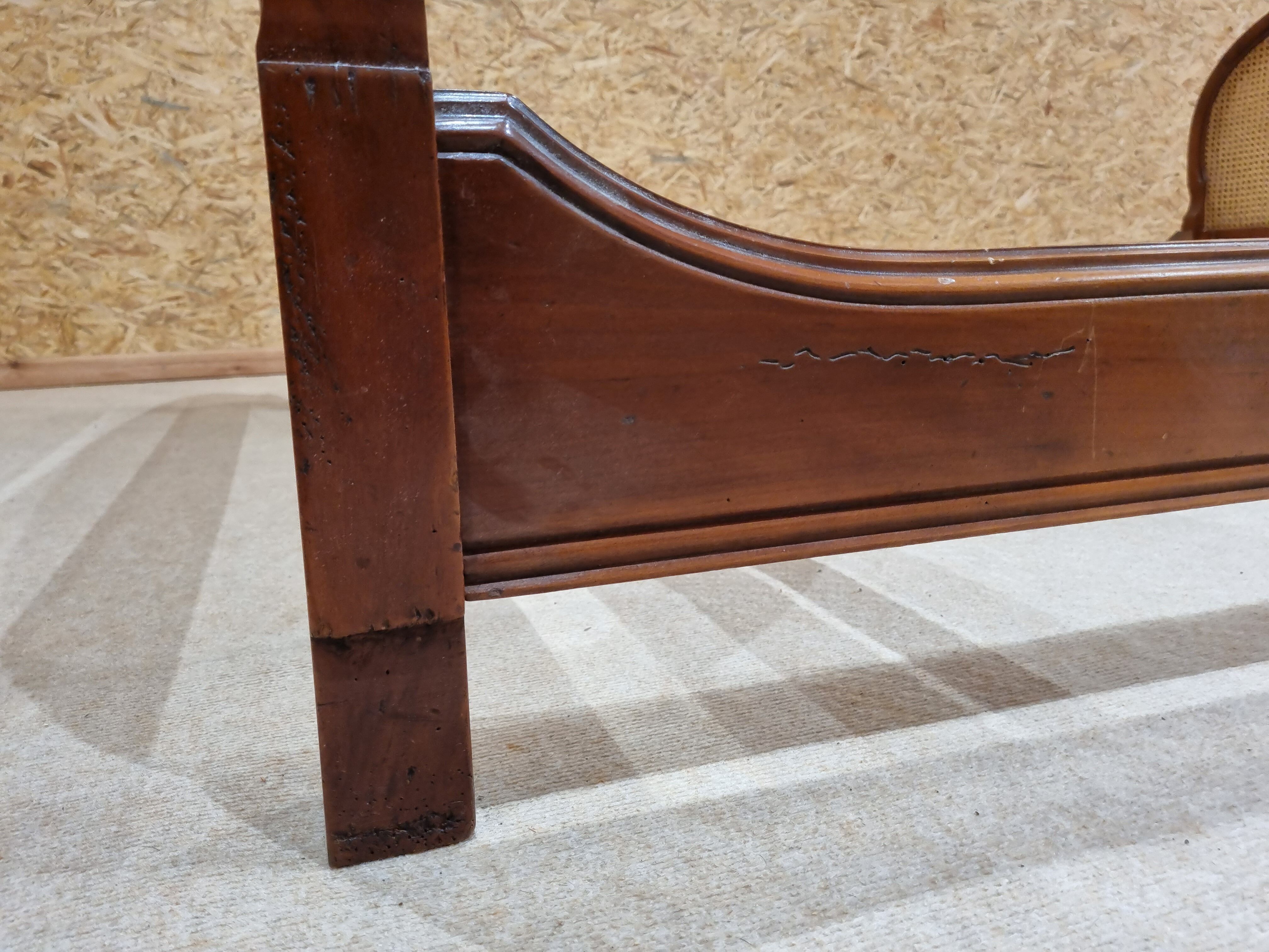 Old cane bed 70s 80s