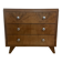 Walnut chest of drawers