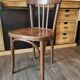 Series of 6 mismatched bistro chairs Baumann and Mahieu
