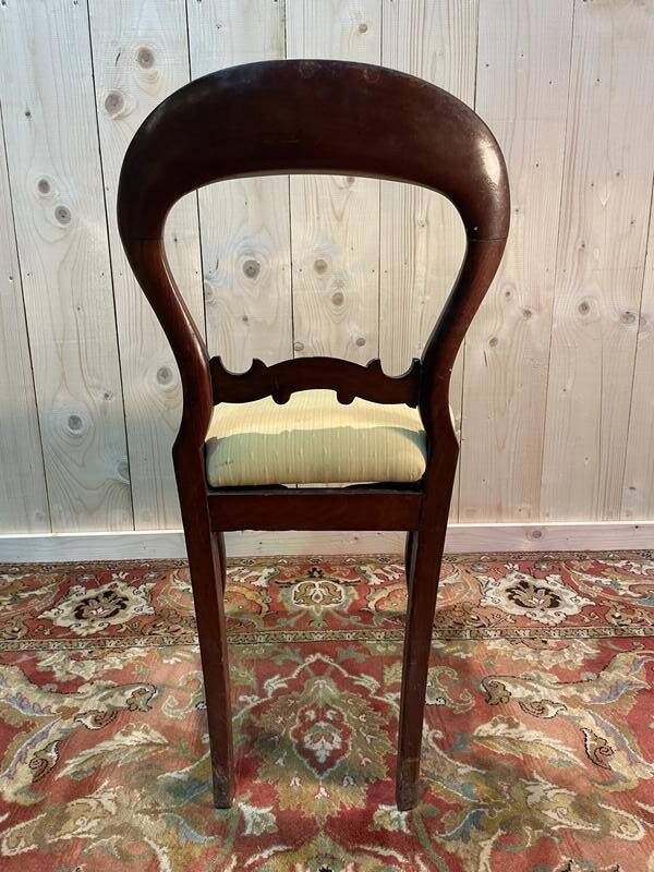 Set of 6 Louis XV mahogany chairs