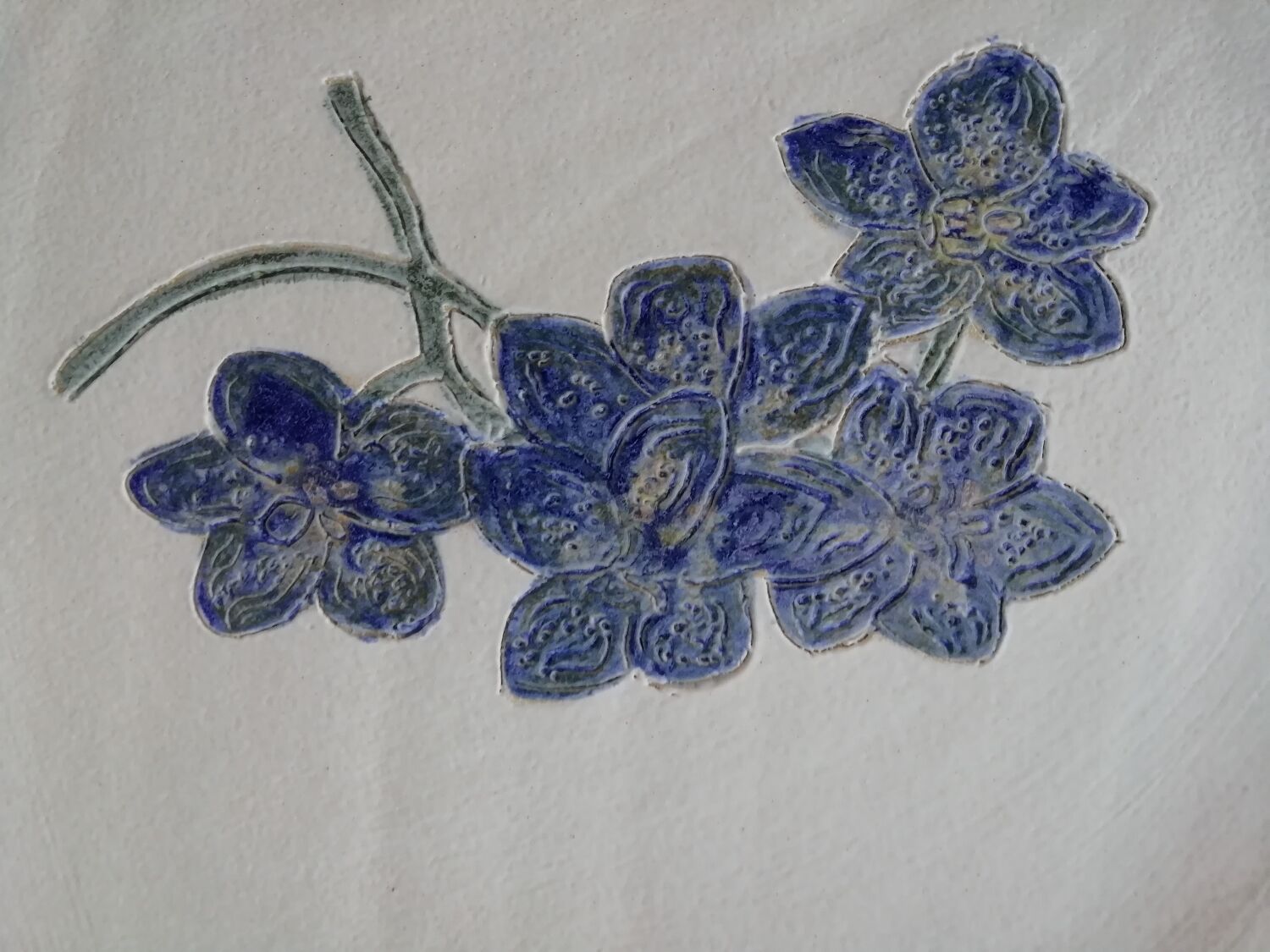 Handmade square dish