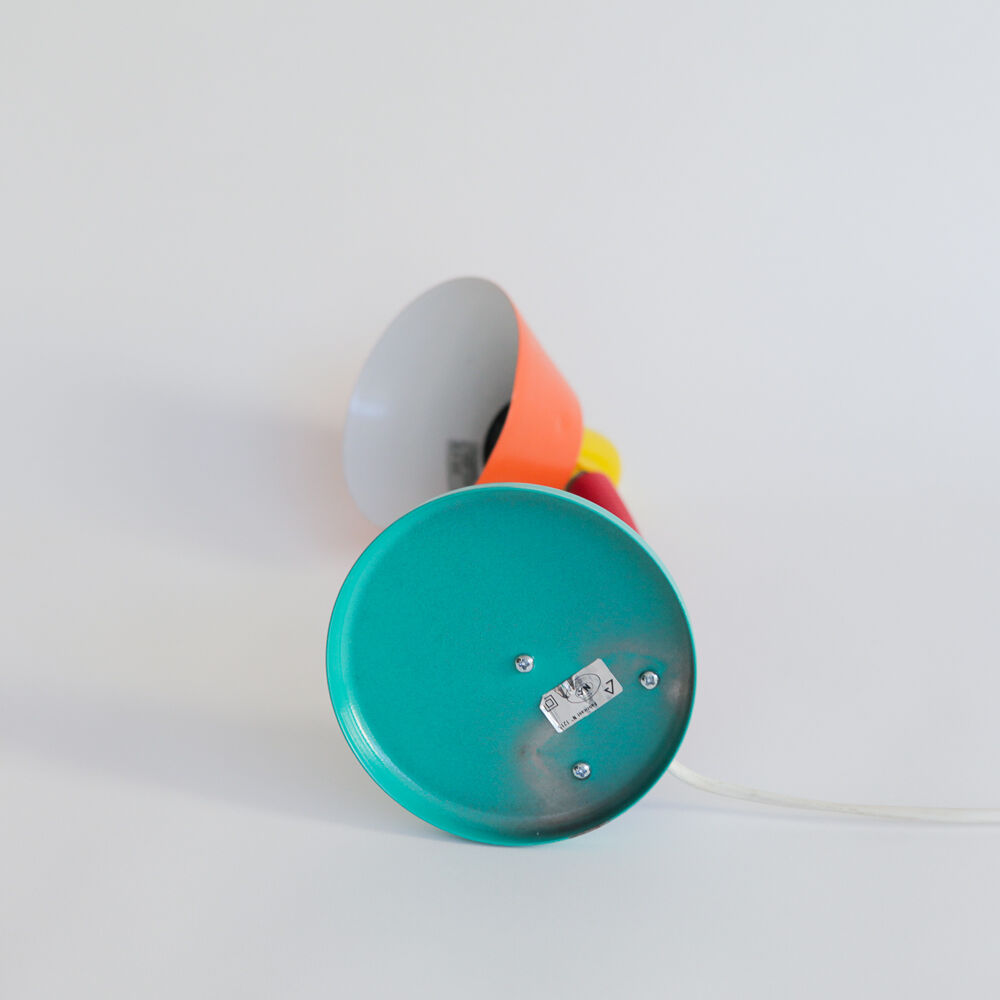 Multicolored articulated desk lamp Aluminor - 80s