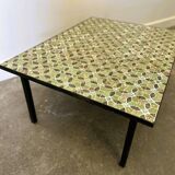 Mid-century modern mosaic tile coffee table, 1960s, France