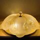 Murano glass effect flush mount light
