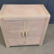 Cabinet en roseau vintage, années 1970