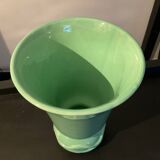 Vintage glazed ceramic vase France