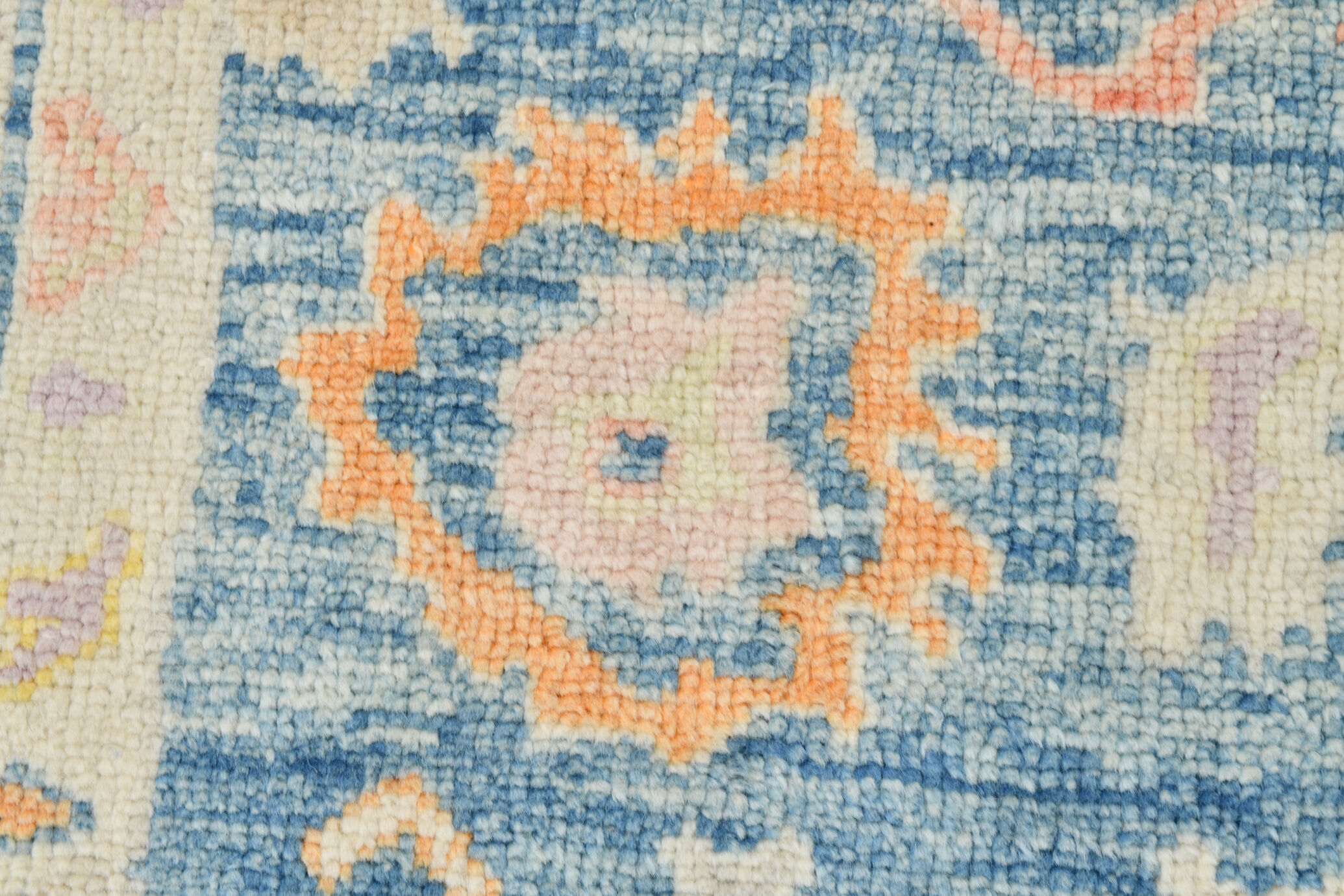 6x8 Light Blue Modern Oushak Rug, 179x246Cm