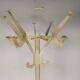 Industrial parrot coat rack