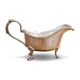 1 Silver Sauce Boat with 1 Silver Braided Strainer
