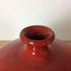 Vase red ceramic ball 25 x 22 cm