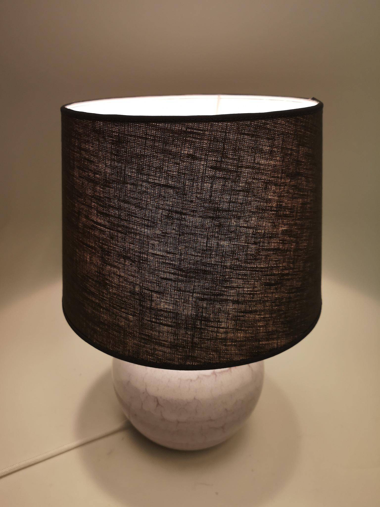 Mid-century modern ceramic table lamp by Carl-Harry Stålhane, Sweden.