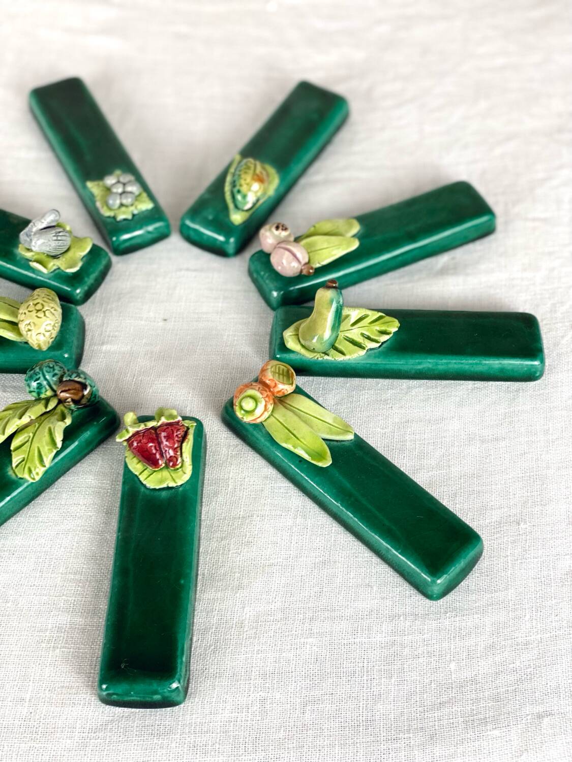 Vintage fruit slip knife holder 1960