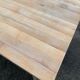 Renovated extendable farmhouse dining table in solid oak, 1950, 200cm.