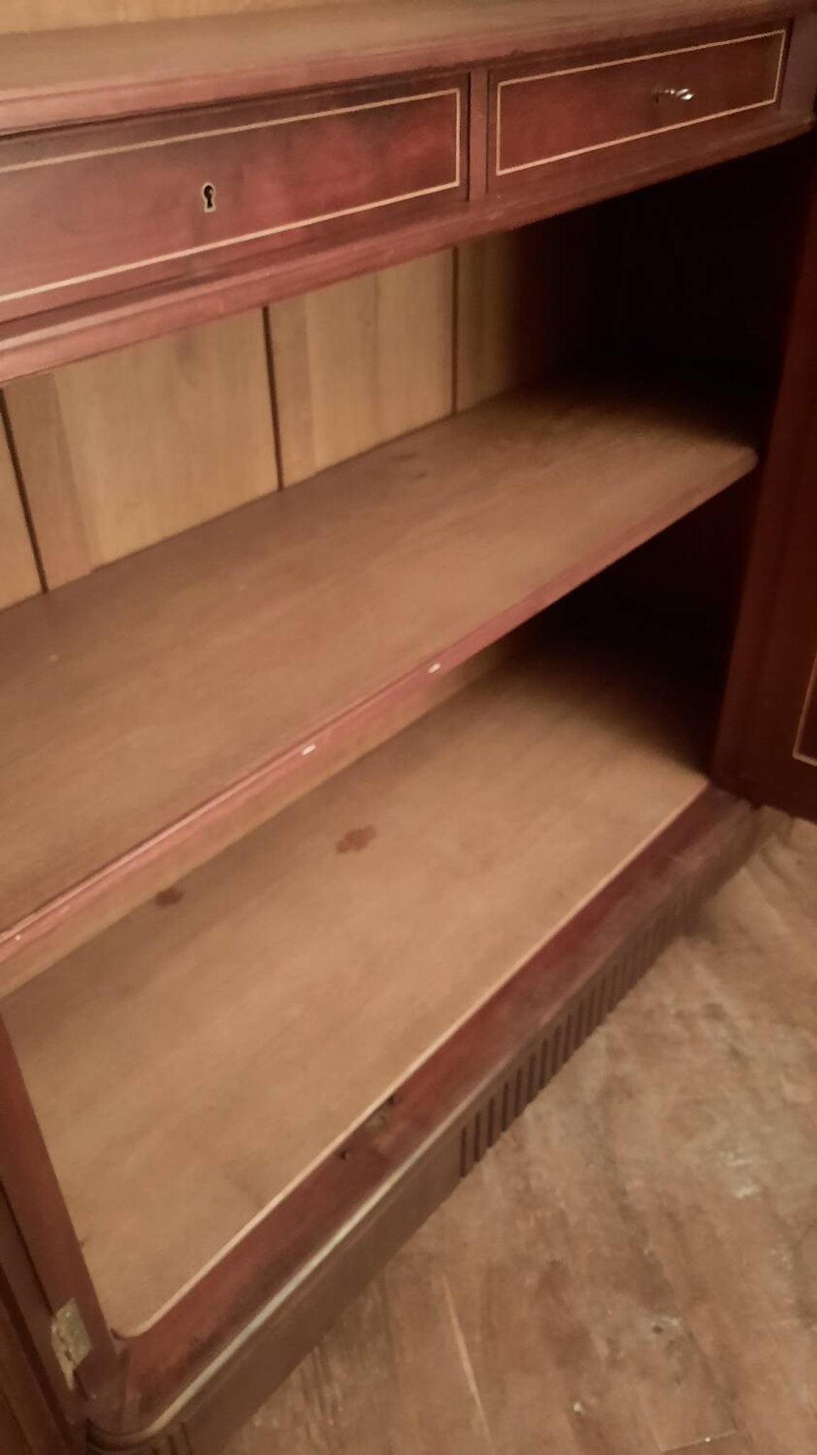 Old art deco style wardrobe