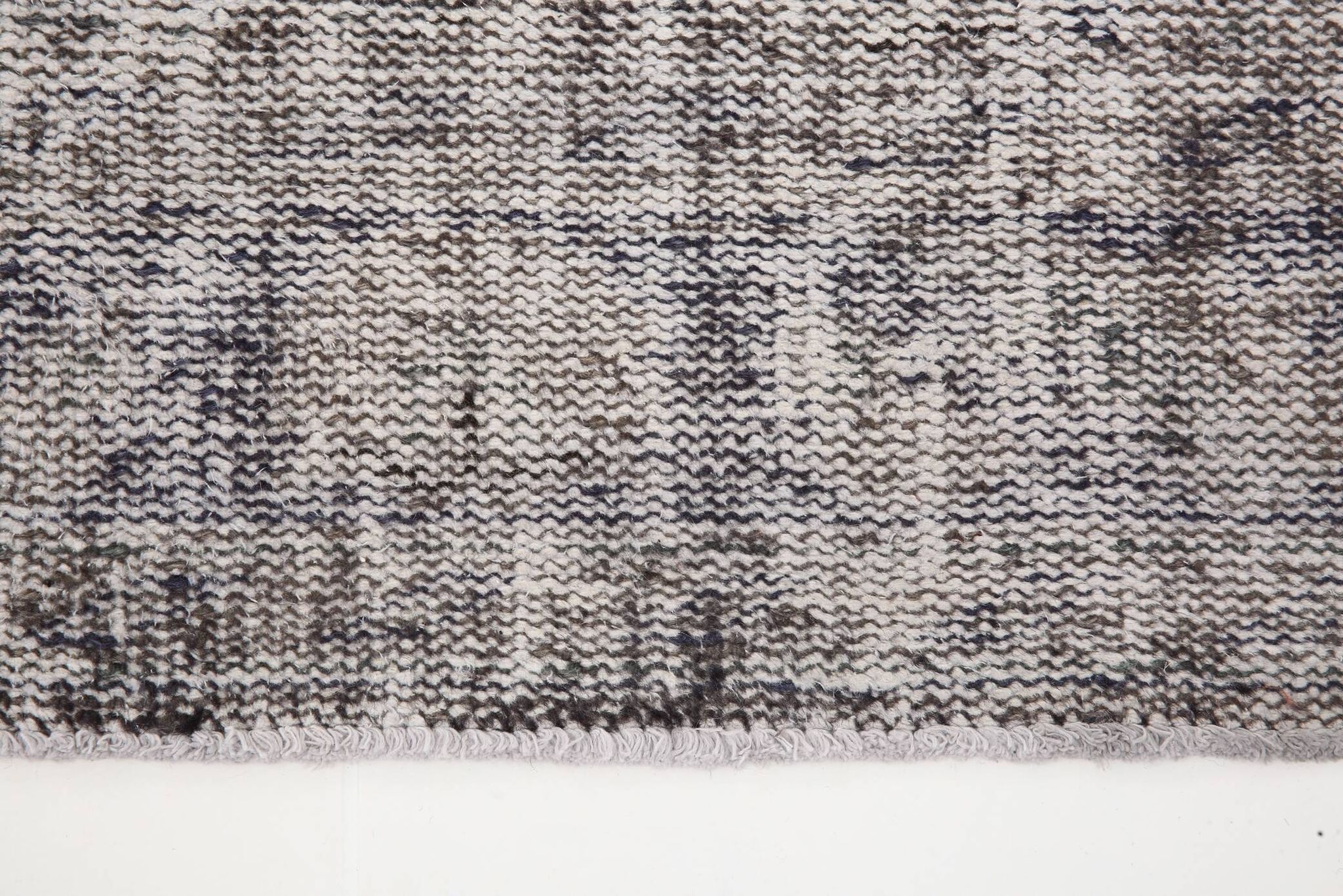 3x10 Rug For Hallway Gray Blue Turkish Vintage Runner Rug, 81x306Cm