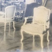 Photograph of the living room of a castle