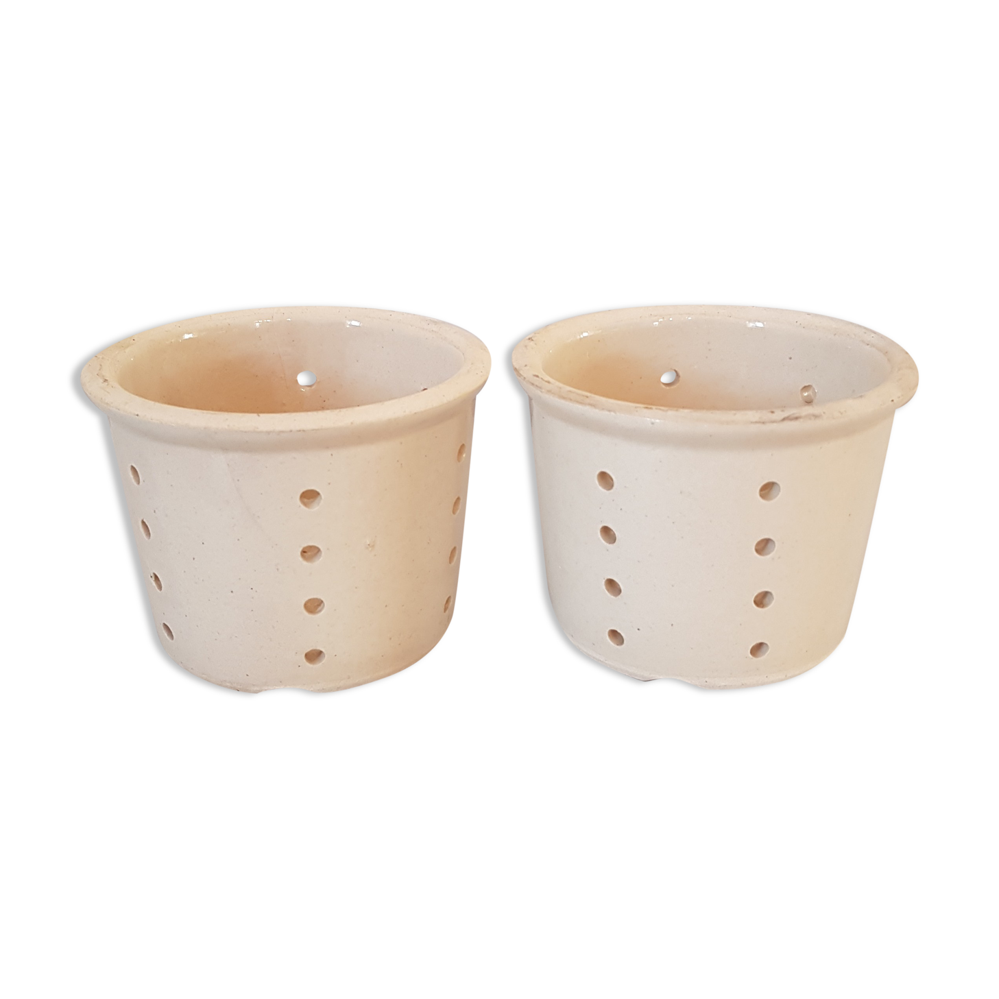 Set of two old beam molds