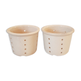 Set of two old beam molds