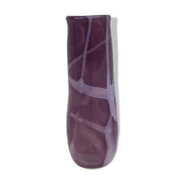 Handmade blown glass vase
