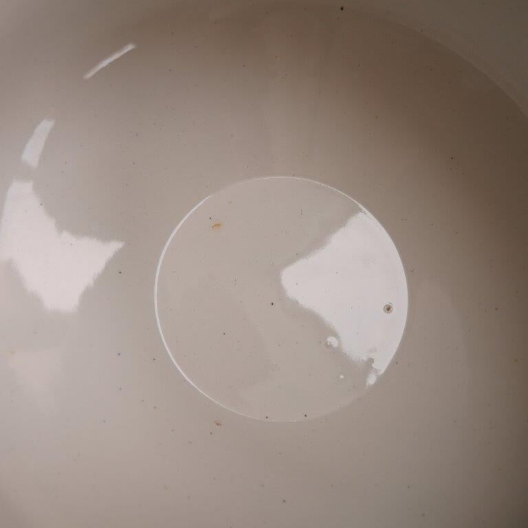 Soup or vegetable bowl St Amand iron earth model "dovecote"