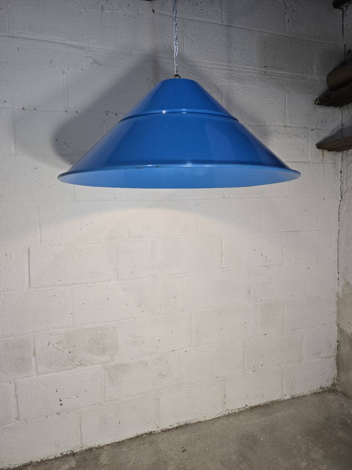 Industrial pendant light, 1950, Bekaert, Germany