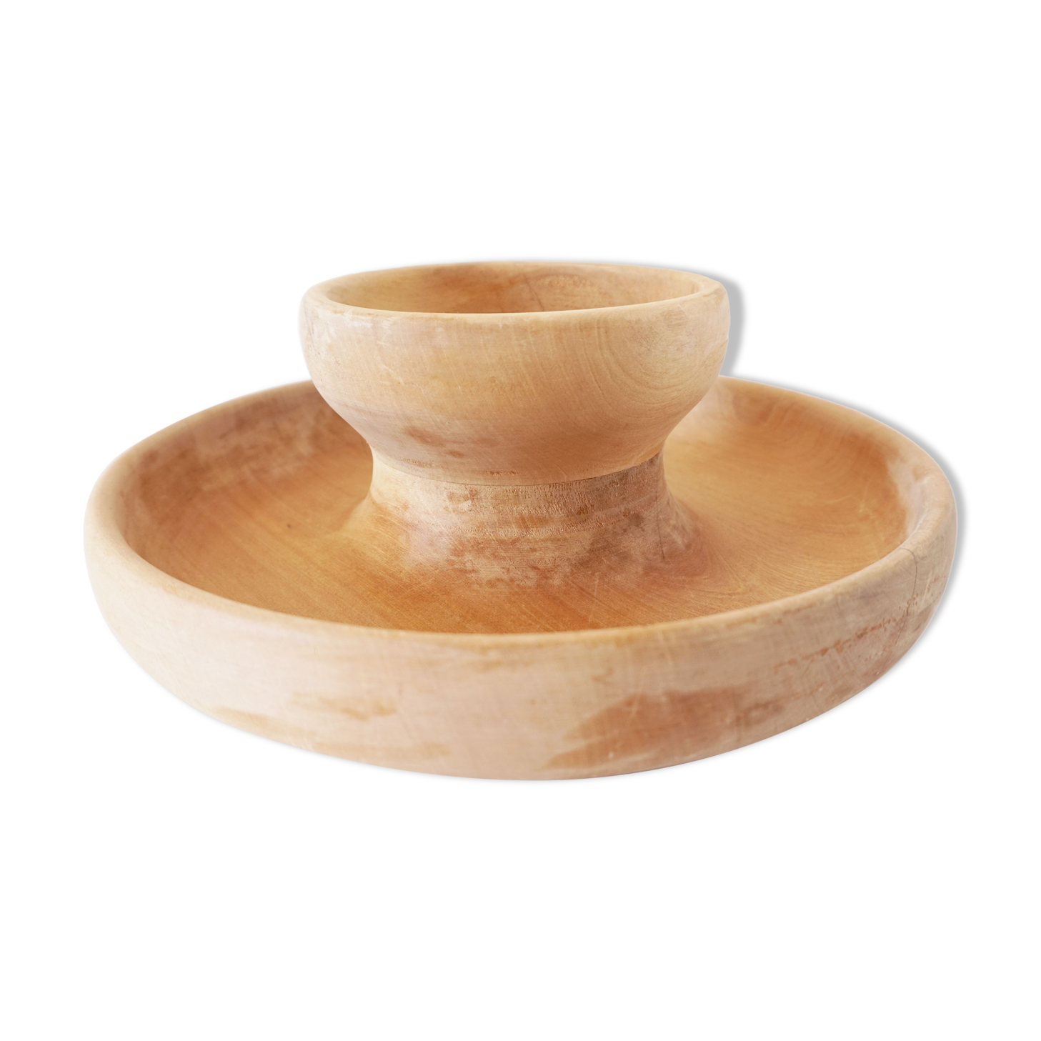 Raw solid wood fruit basket