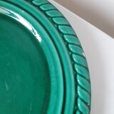 Vallauris ceramic green dish