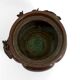 Exceptional planter / cache-pot in patinated Japanese bronze circa 1880.