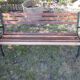 Cast-iron garden bench