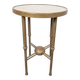 Table d'appoint ronde en cuivre Art Déco par P. Cool, 1933