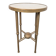 Table d'appoint ronde en cuivre Art Déco par P. Cool, 1933