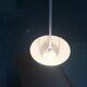Mid-century modern style fiberglass pendant light, 1960s, set of 2.