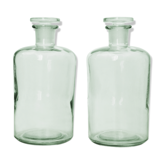 2 apothecary bottles 1l