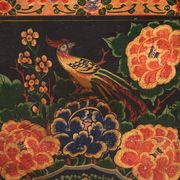 Antique Chinese chest painted in pine wood – China, circa 1900