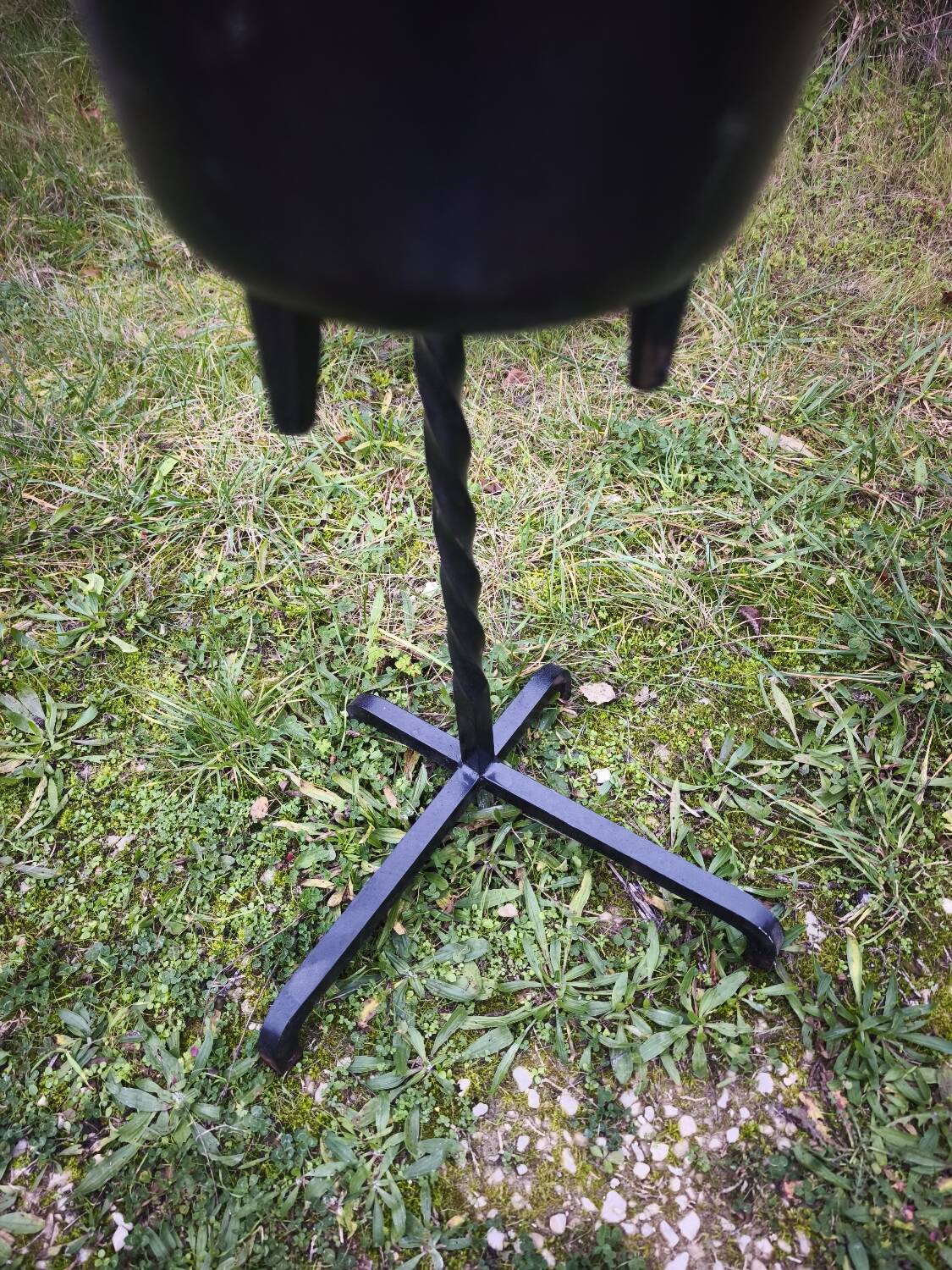 Wrought iron decoration rooster candlestick and plant holder