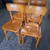 Set of 4 Baumann bistro chairs
