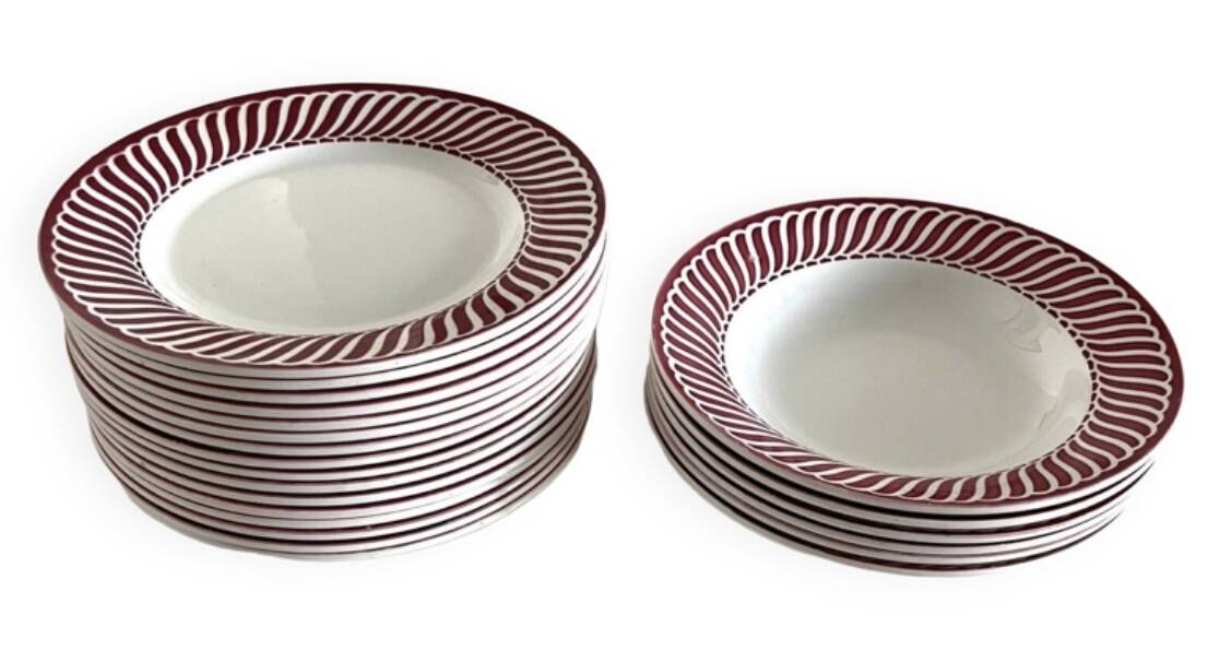 Digoin Sarreguemines plates