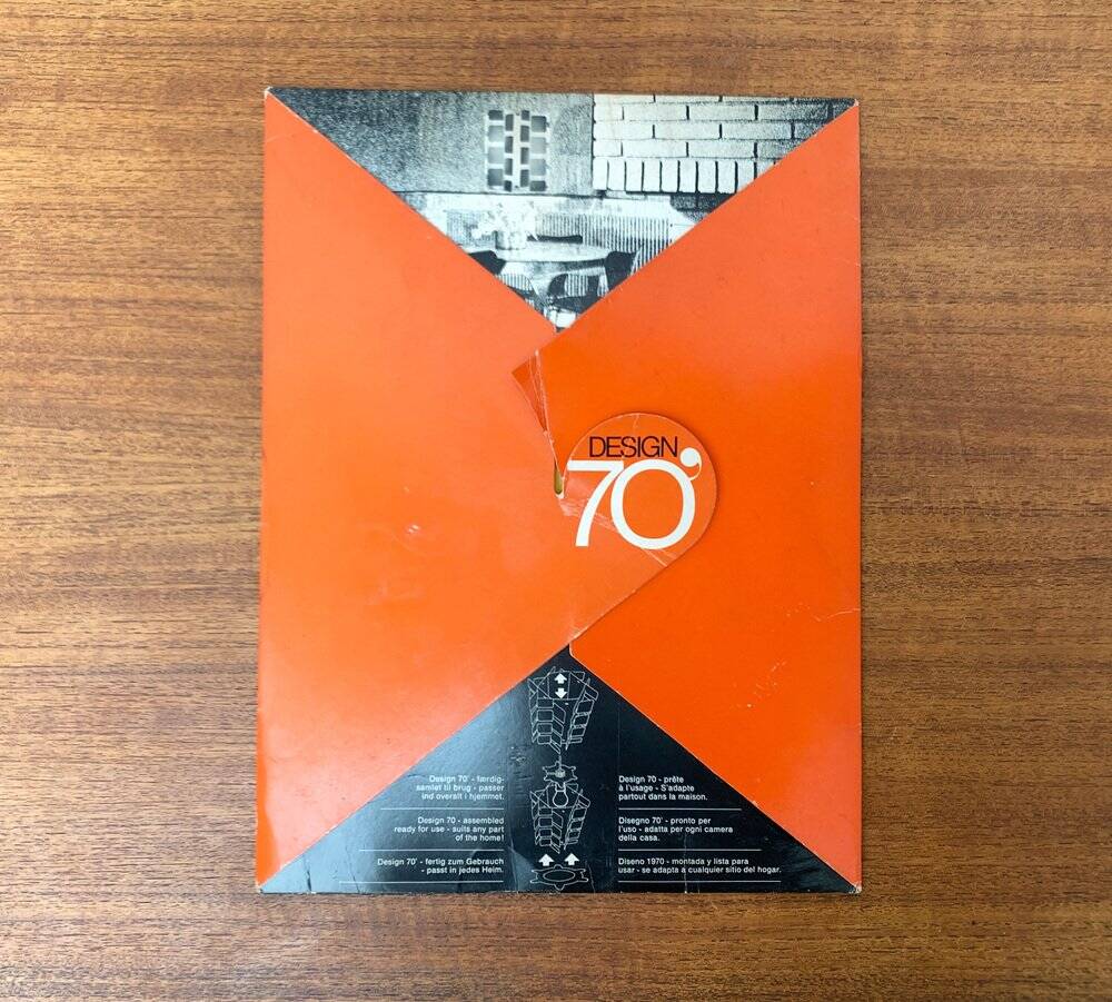 Yellow folding pendant lamp from the mid-century space age by Gunner Jensen, 1970s.