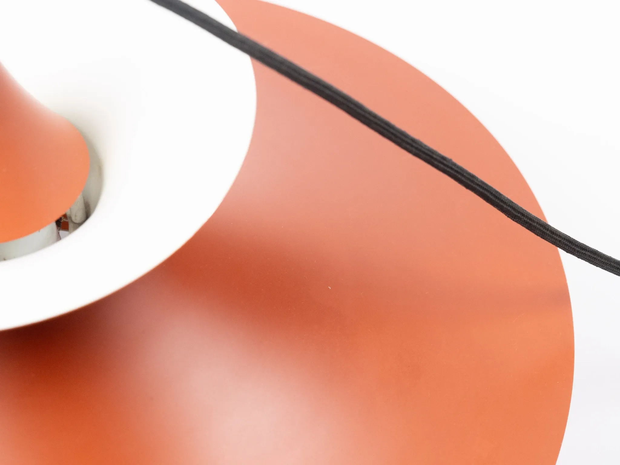 Danish vintage Radius pendant lamp by Erik Balslev, Fog og Morup, 1977
