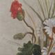 Oil painting on canvas "Country spray with poppies" 1910 signed