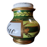 Pot à tabac en porcelaine de Paris