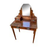 Polished 1930s walnut dressing table
